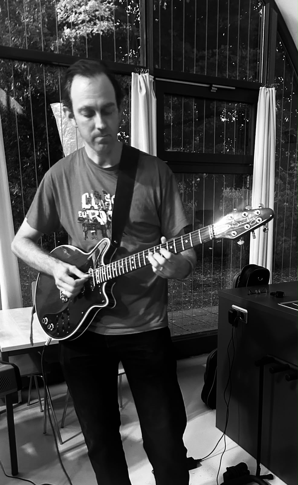 Gitarrist an der Red Special